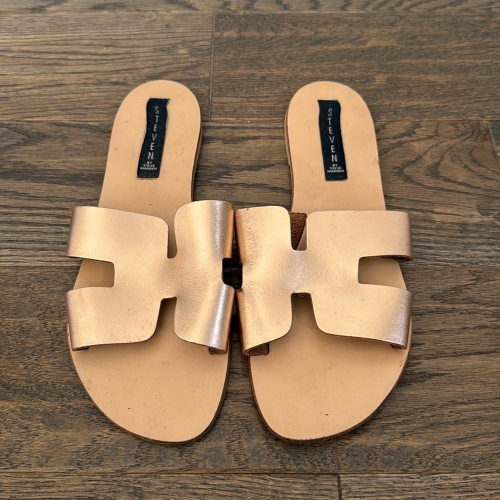 New Steven by Steve Madden Hayden Rose Gold Sandal size 10​​​​